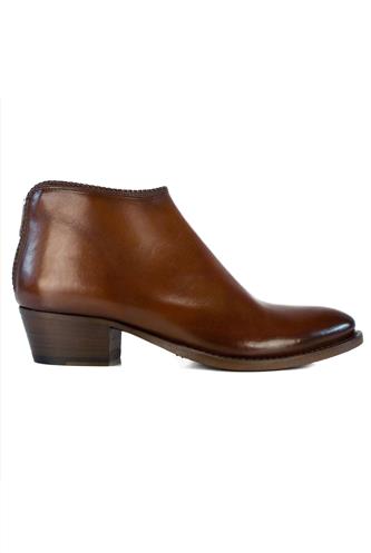 Low Boots Brown Leather, PANTANETTI