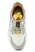 Yamano 3 Nylon Bianco Camoscio Lilla Chiaro Grigio