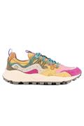 Yamano 3 Nylon Camoscio Fuchsia Rosa Giallo