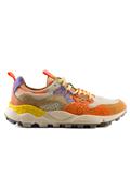 Yamano 3 Mesh Bianco Camoscio Salmone Beige