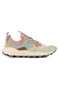 Yamano 3 Beige Nylon Pink Light Brown Suede