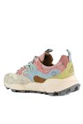 Yamano 3 Beige Nylon Pink Light Brown Suede