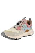 Yamano 3 Beige Nylon Pink Light Brown Suede