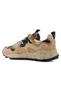 Yamano 3 Camoscio Tessuto Fango Marrone Chiaro Nero