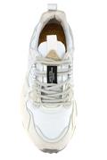 Yamano 3 Camoscio Beige Nylon Bianco