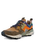 Yamano 3 Nylon Taupe Camoscio Beige Zucca Multicolor