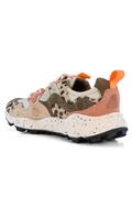 Yamano 3 Milk Nylon Beige Light Brown Animalier Suede