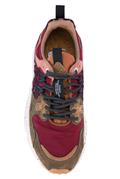 Yamano 3 Nylon Bordeaux Camoscio Marrone Crema