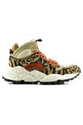 Yamano 3 Mid Uni Brown Pony Skin Grey Red Brick Suede Fur