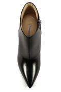 High Heel Ankle Boots Black Leather