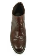 Stivaletto Basso Pelle Texture Moka