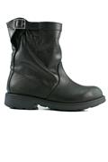 Biker Medio Pelle Used Nera
