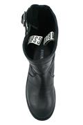 Biker Medio Pelle Used Nera