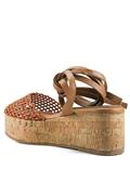 Kala Raffia Camel Leather