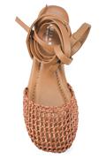 Kala Raffia Camel Leather