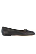 Ballerina Flat Nappa Nera