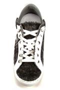 2SD Grey Anthracite Velvet White Leather
