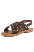 Nab Brown Nabuk Studs