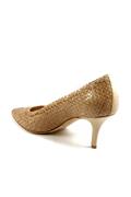 Decollete Beige Desert Wove Leather