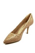 Decollete Beige Desert Wove Leather