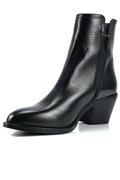 Ankle Boot Black Crepuscolo Leather