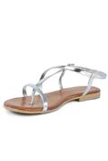 Cray Silver Laminated Leather
