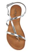 Cray Silver Laminated Leather