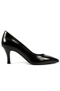 Low Decollete Black Leather