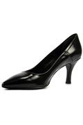 Low Decollete Black Leather
