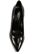 Low Decollete Black Leather