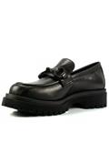Mocassino Pelle Nera Con Accessorio