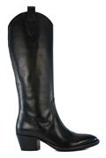 High Boot Wild Black Leather