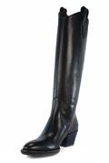 High Boot Wild Black Leather