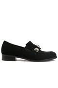 Mocassino Boule Camoscio Nero