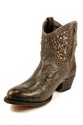 Deborah Studded Grey Crackle
