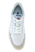 Hurricane White Leather Beige Camel Suede