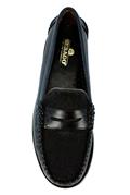 Dan Rice Vamp Wild Black Rice Grain Leather