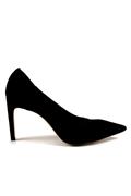 Decollete Soft Suede Black Elastic Profile