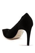 Decollete Soft Suede Black Elastic Profile