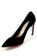 Decollete Soft Suede Black Elastic Profile