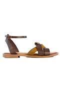 Sandal Brown Suede Leather