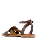 Sandal Brown Suede Leather