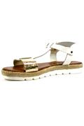 Rope Sandal White Gold
