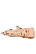Ambra Apricot Woven Leather
