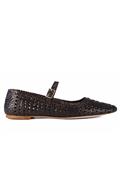 Ambra Coffee Woven Leather