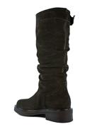 Azzurra Brown Suede Buckle