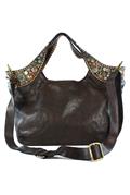 Bella Di Notte Shopping Pelle Moro Borchie