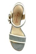 Carol Chalk Sky Blue Suede