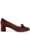 Chantal Fringes Bordeaux Suede