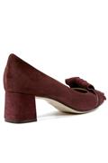 Chantal Fringes Bordeaux Suede
